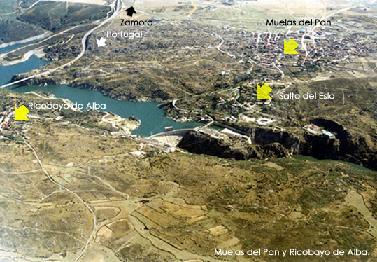 Muelas del Pan, Salto del Esla y Ricobayo de Alba