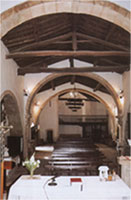 Interior de la iglesia parroquial de Muelas del Pan